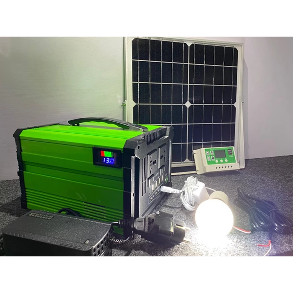 Lampu Emergency  smart solar home sistem  300w-500w