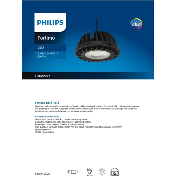 Lampu LED SPOT DOWN LIGHT PHILIPS R111